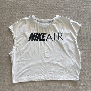 Nike Air White Sleeveless Top
